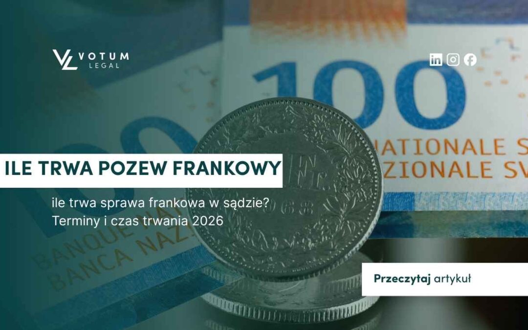 Ile trwa sprawa frankowa w sądzie? Realne terminy 2026