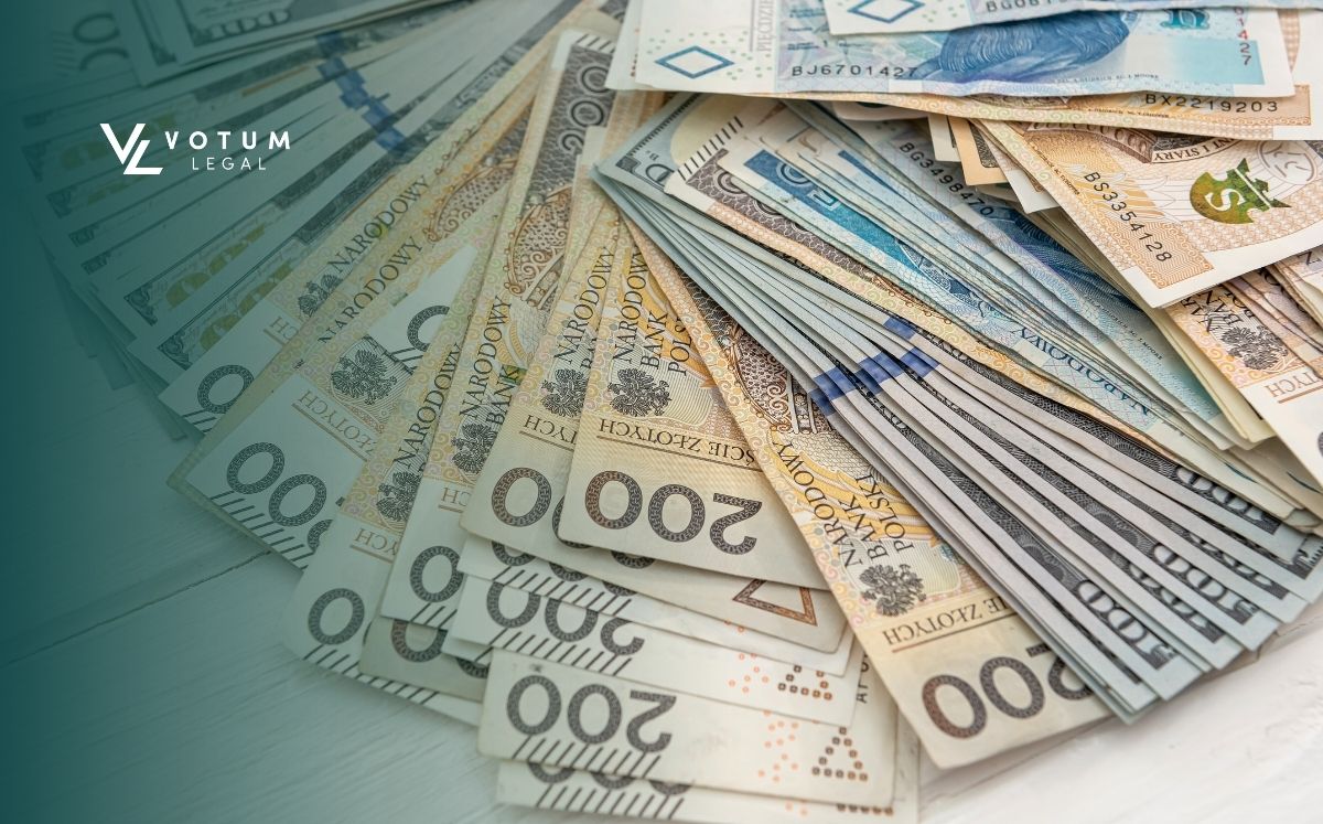 Plik banknotów 200 zł